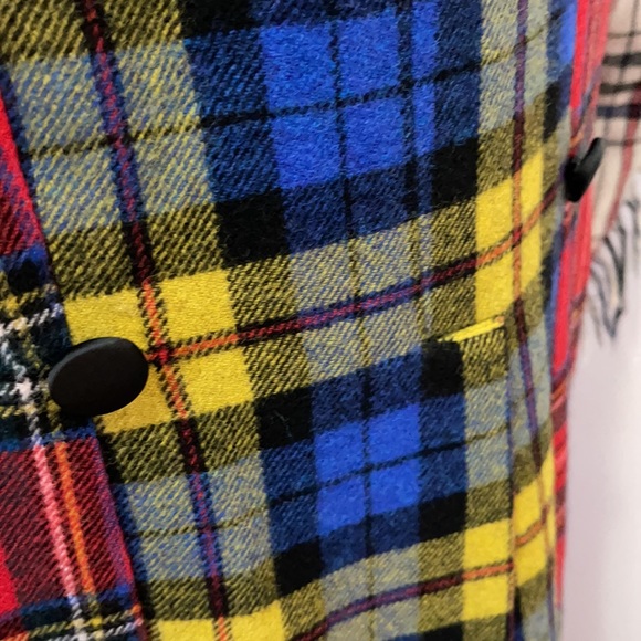 Moschino Couture Men's Plaid Wool Tuxedo Jacket NWT - Picture 8 of 16